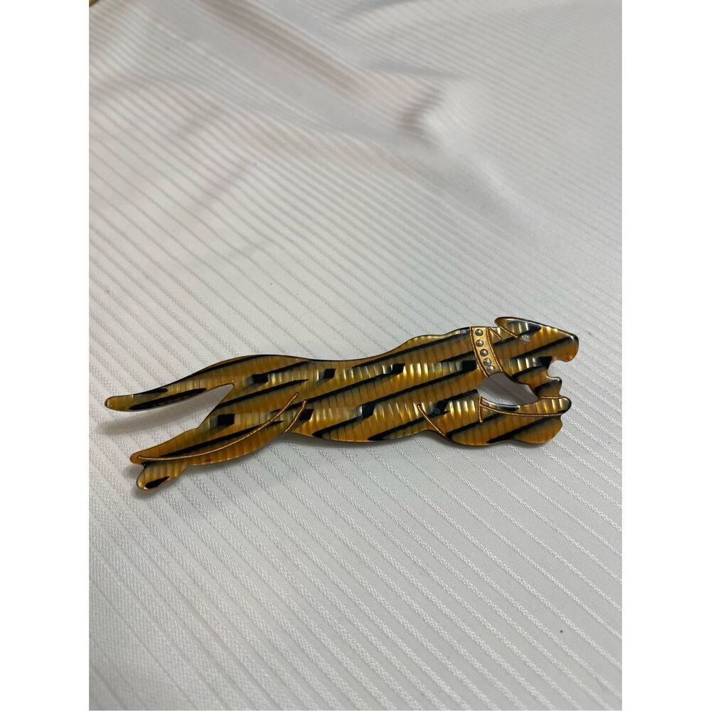 Panther Tiger VTG Brooch Rare